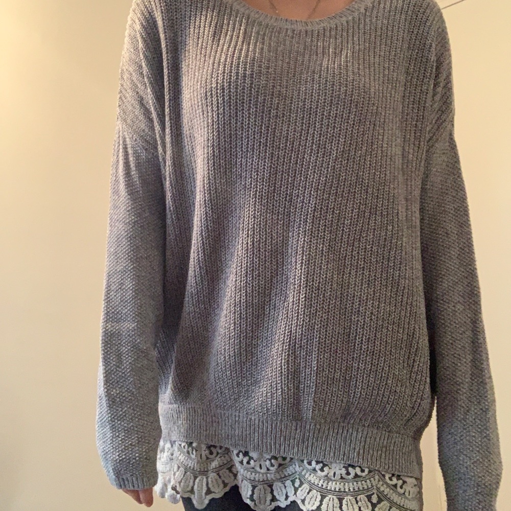 Urban outfitters lace sweater